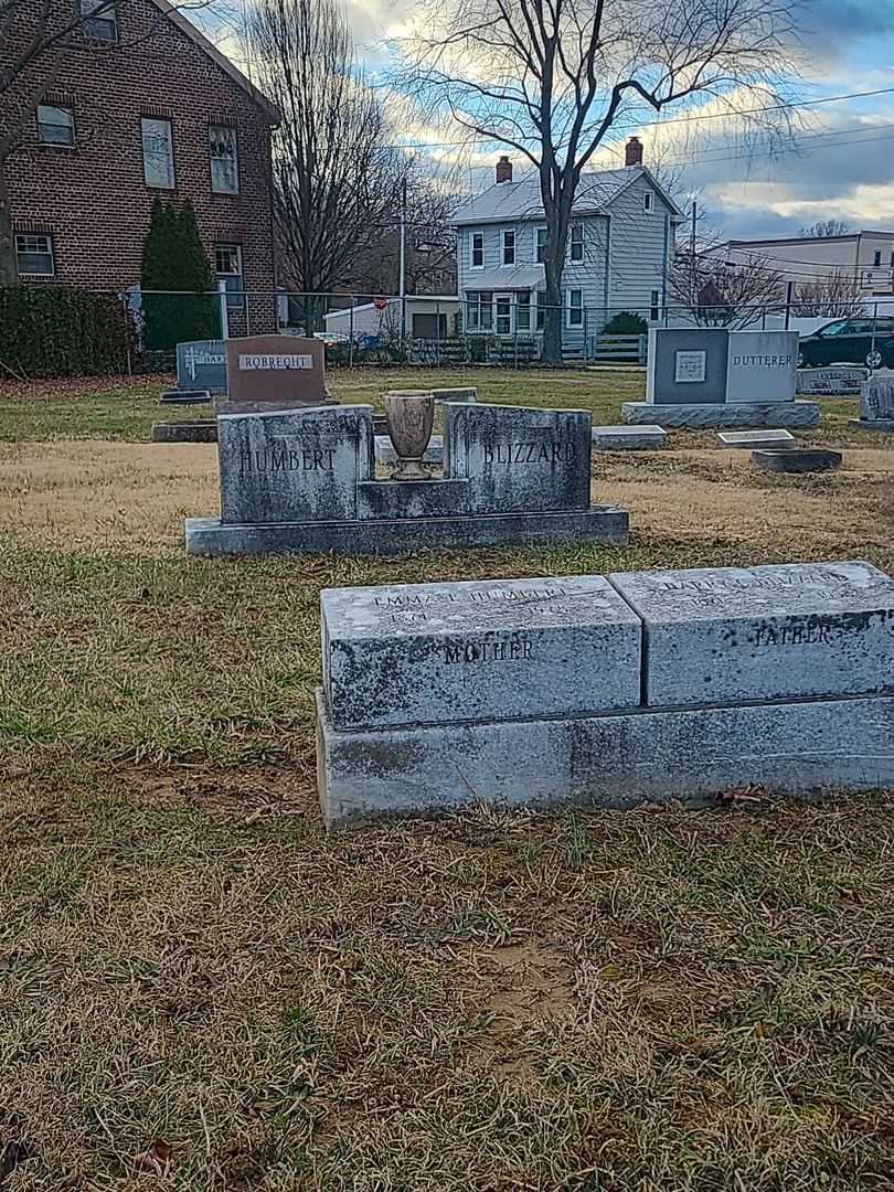 Emma E. Humbert Blizzard's grave. Photo 2