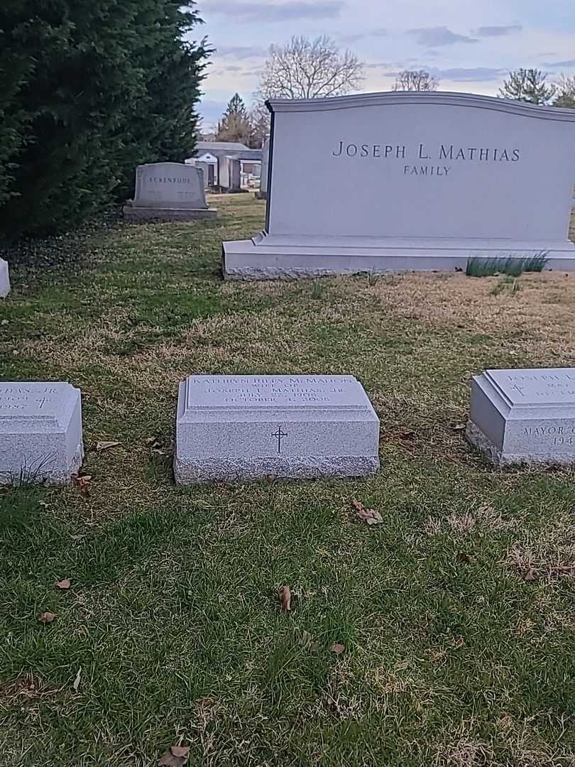 Kathryn Riley McMahon Mathias's grave. Photo 2