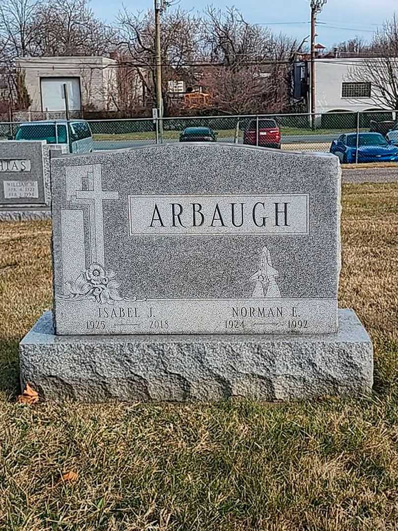 Norman E. Arbaugh's grave. Photo 3