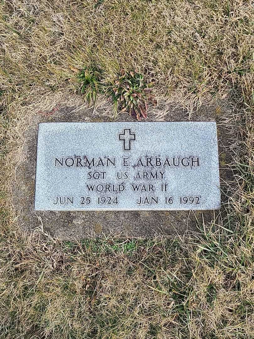 Norman E. Arbaugh's grave. Photo 4