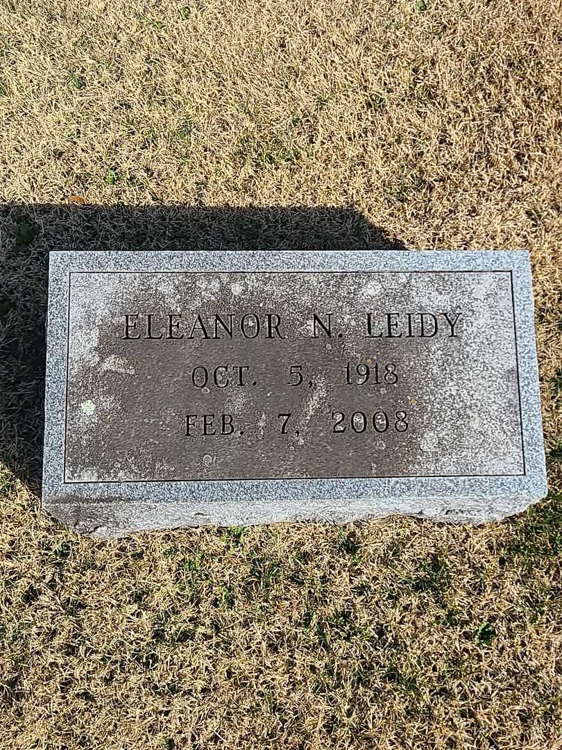 Eleanor N. Leidy's grave. Photo 3