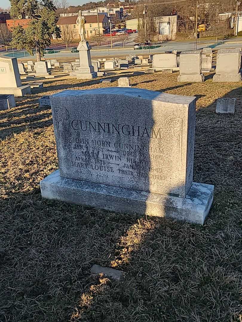 John Horn Cunningham's grave. Photo 2