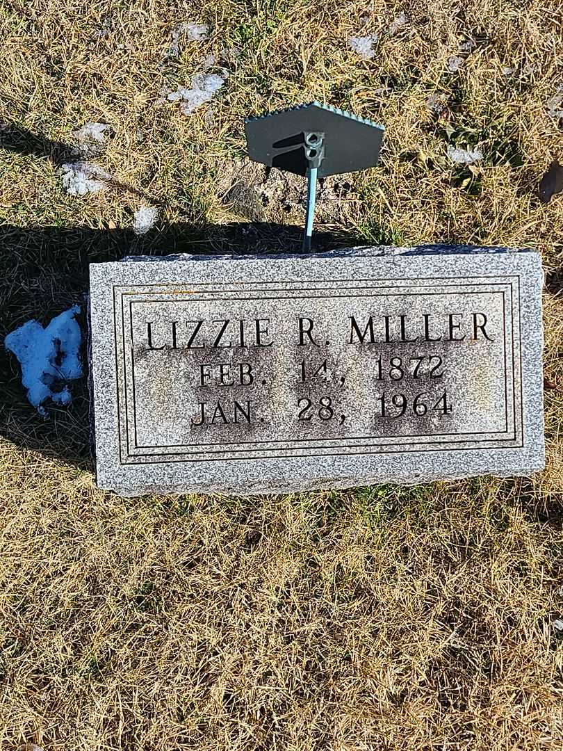Lizzie R. Miller's grave. Photo 3