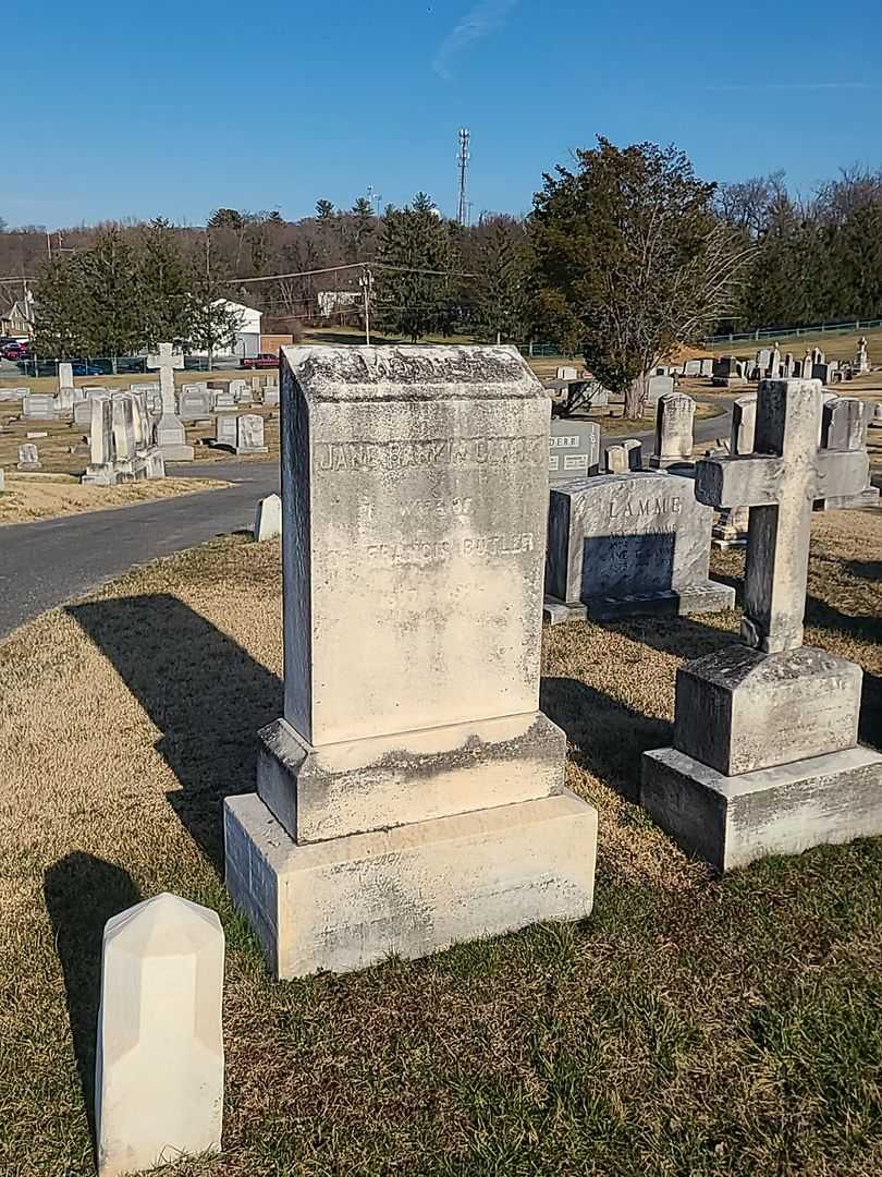 Jane Rankin Butler Clark's grave. Photo 1