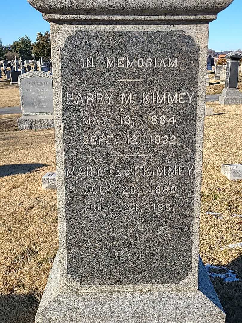 Mary Test Kimmey's grave. Photo 3