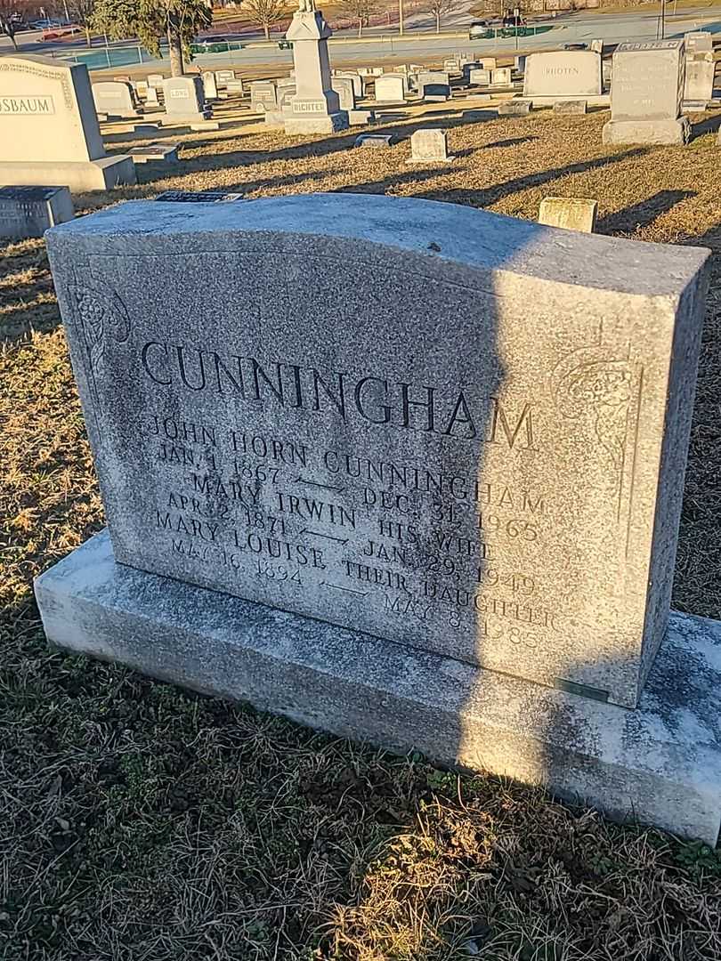 John Horn Cunningham's grave. Photo 1