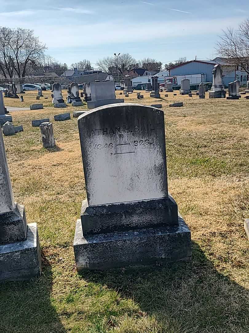 Nathan H. Baile's grave. Photo 2