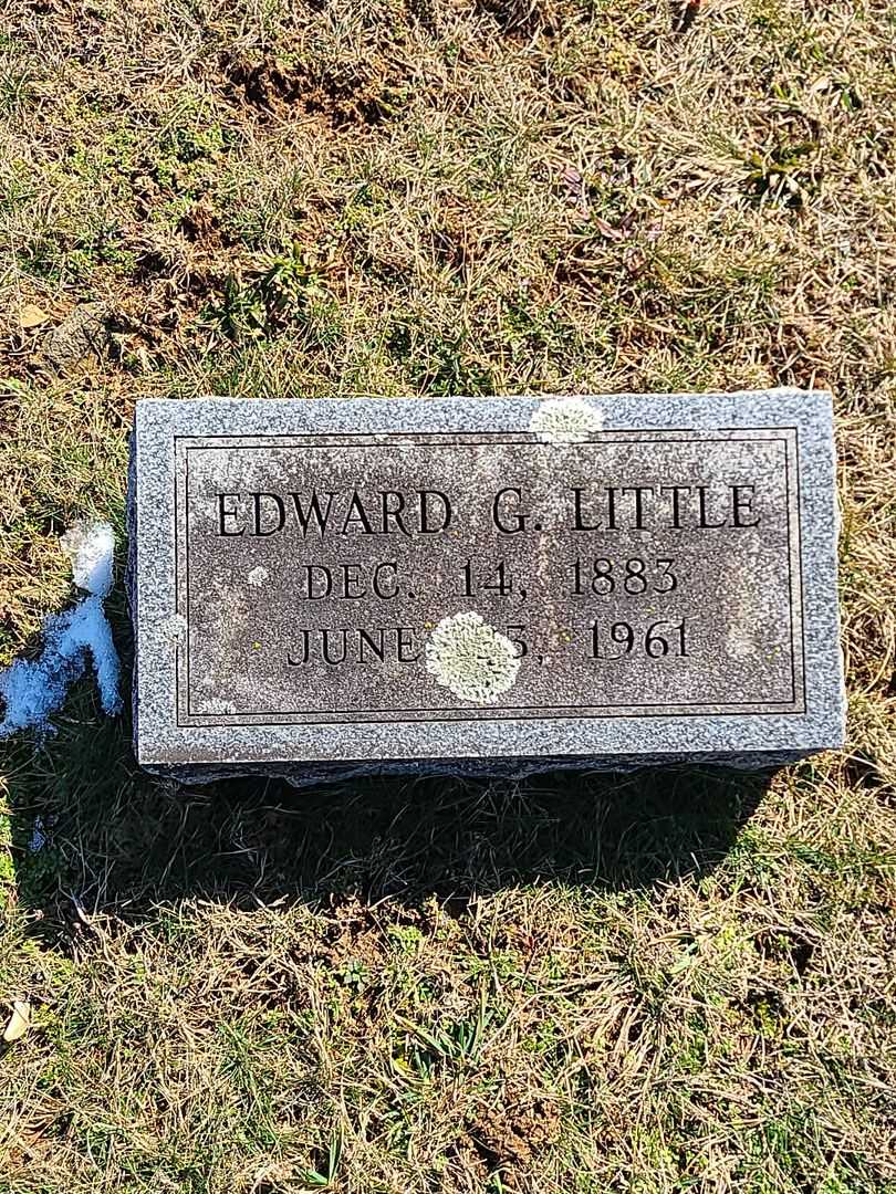 Edward G. Little's grave. Photo 3