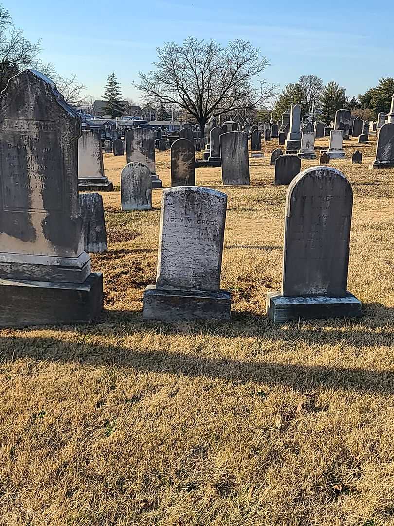John W. Grogg's grave. Photo 2