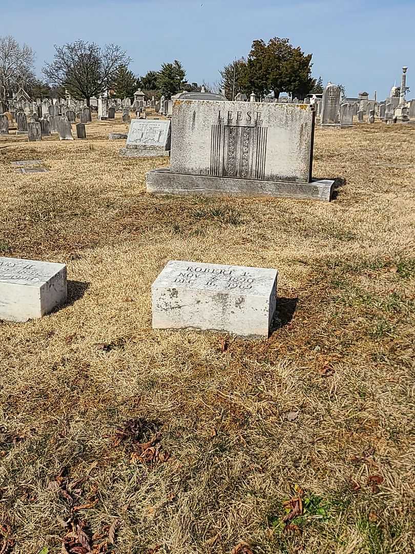 Robert P. Leese's grave. Photo 2