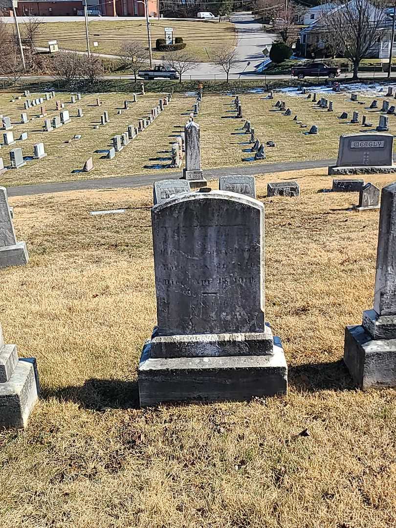 Mary J. Shugh Laird's grave. Photo 2