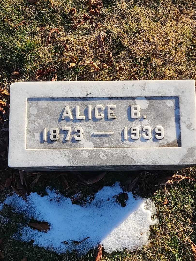 Alice B. Babylon's grave. Photo 3