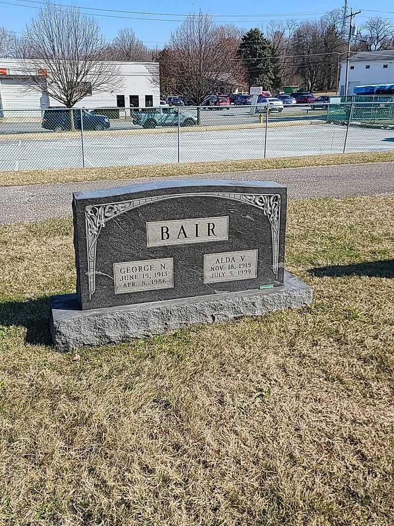 George N. Bair's grave. Photo 2