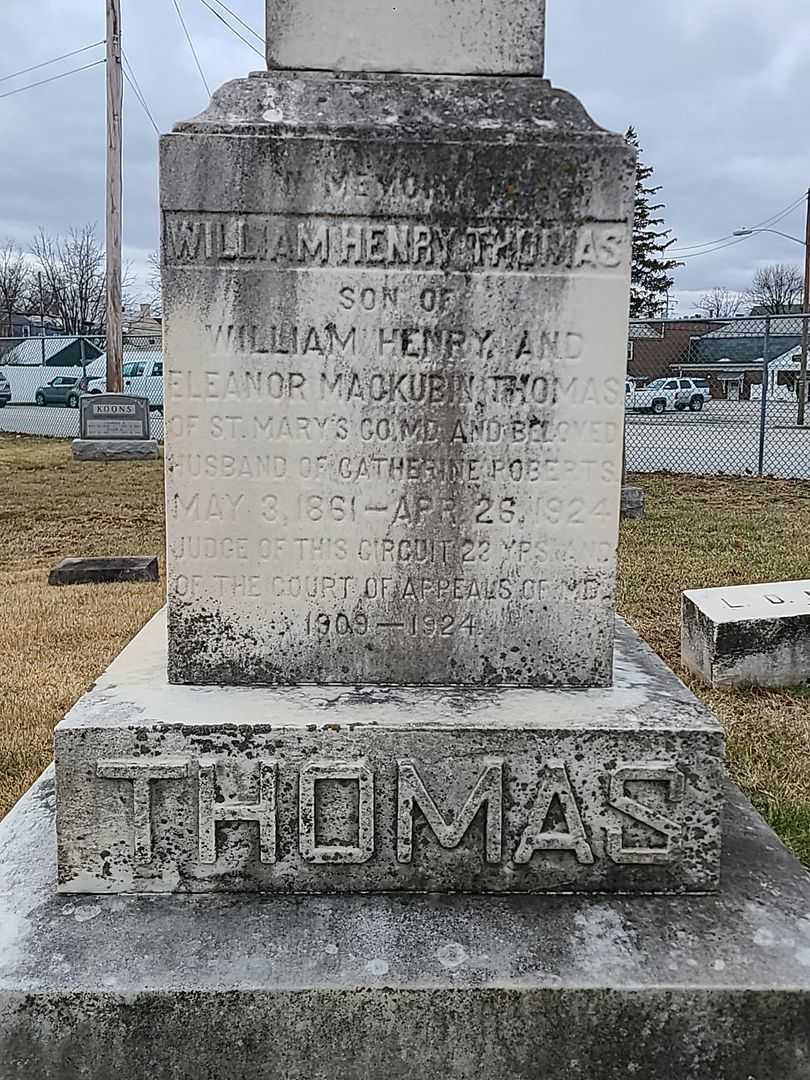 William Henry Thomas's grave. Photo 3