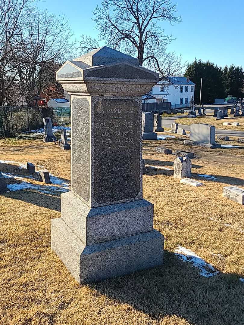 S. K. Herr's grave. Photo 2