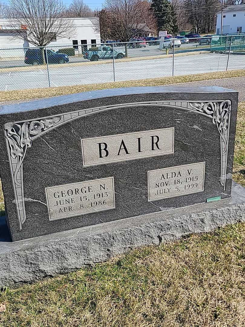 George N. Bair's grave. Photo 1
