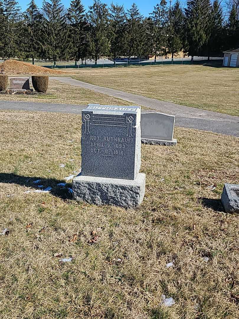 G. Roy Ruthrauff's grave. Photo 2