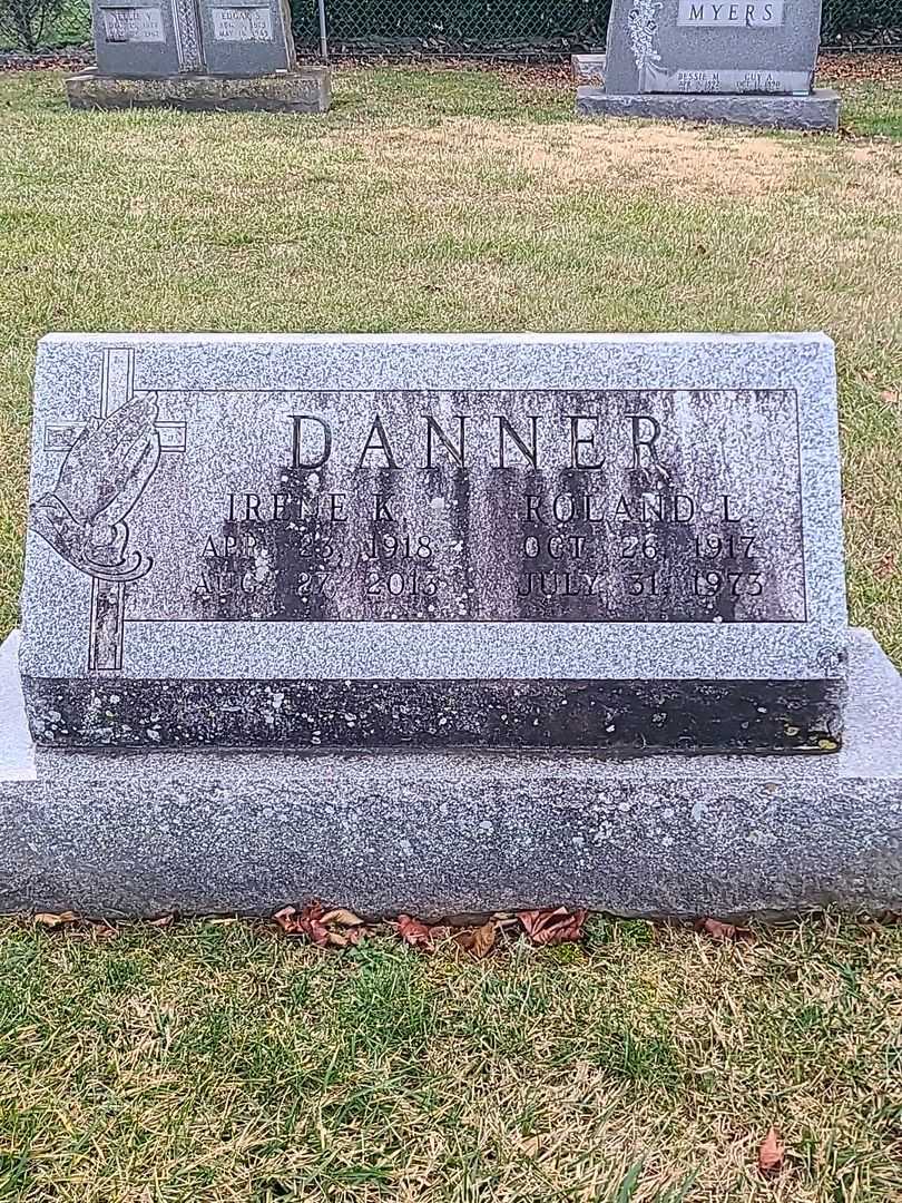 Irene K. Danner's grave. Photo 1