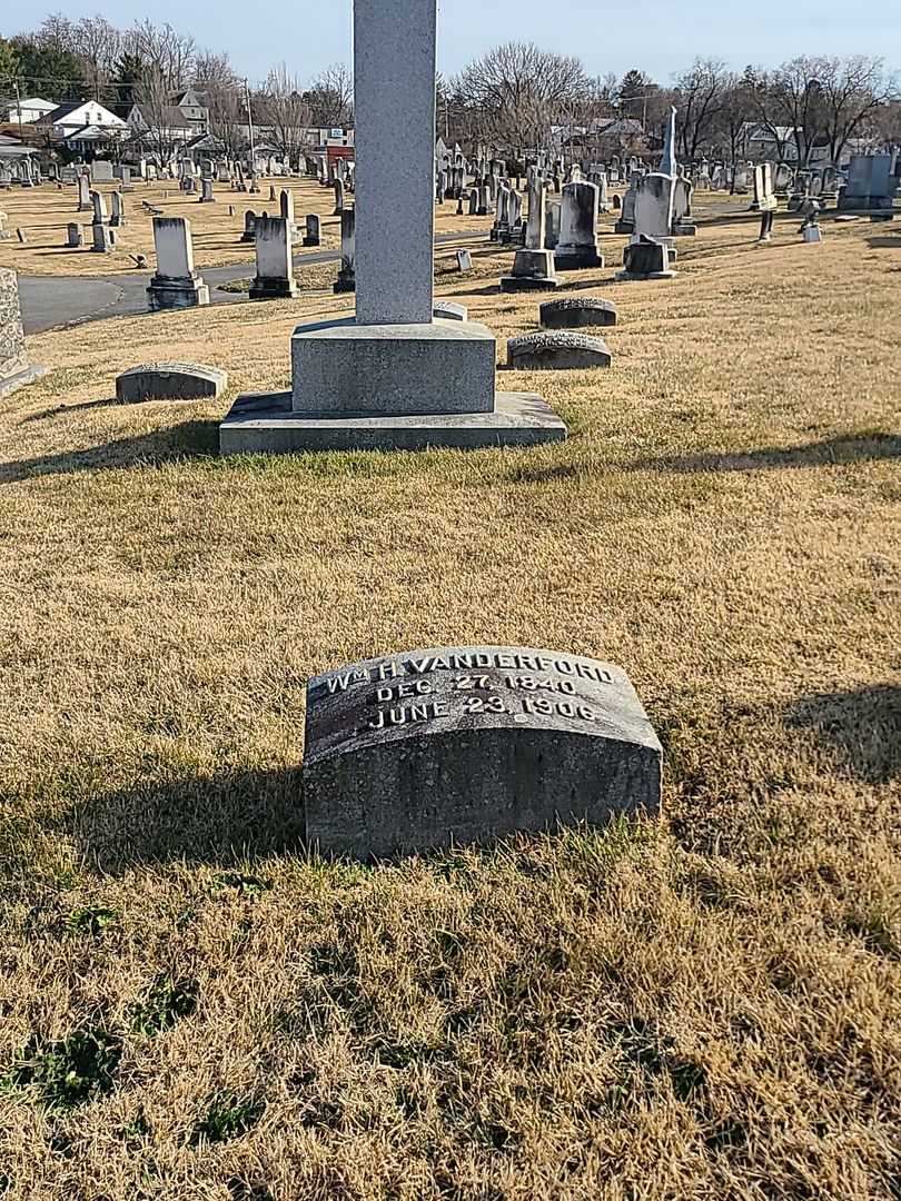 Wm. H. Vanderford's grave. Photo 2