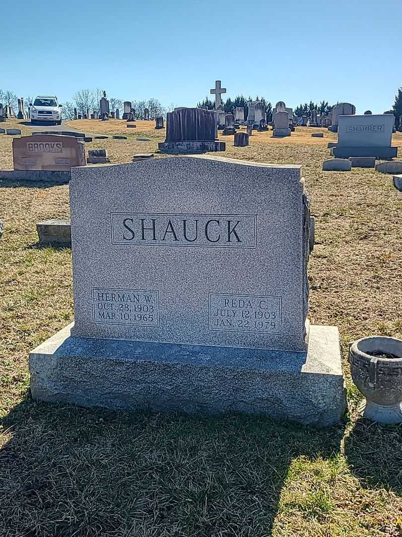 Herman W. Shauck's grave. Photo 2