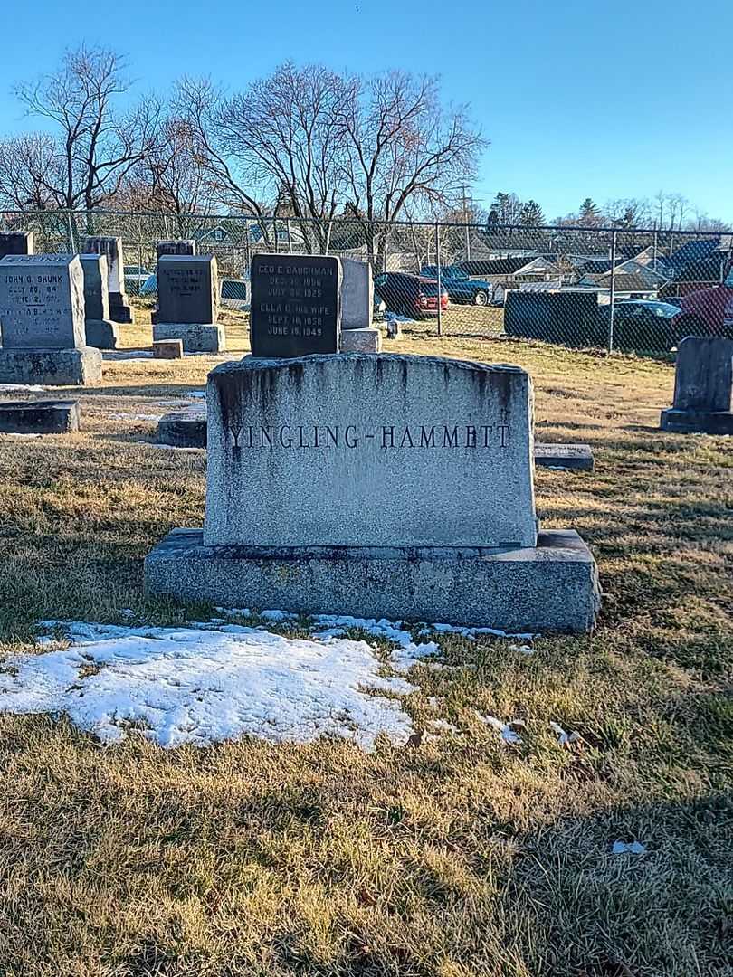 Daniel C. Yingling's grave. Photo 1