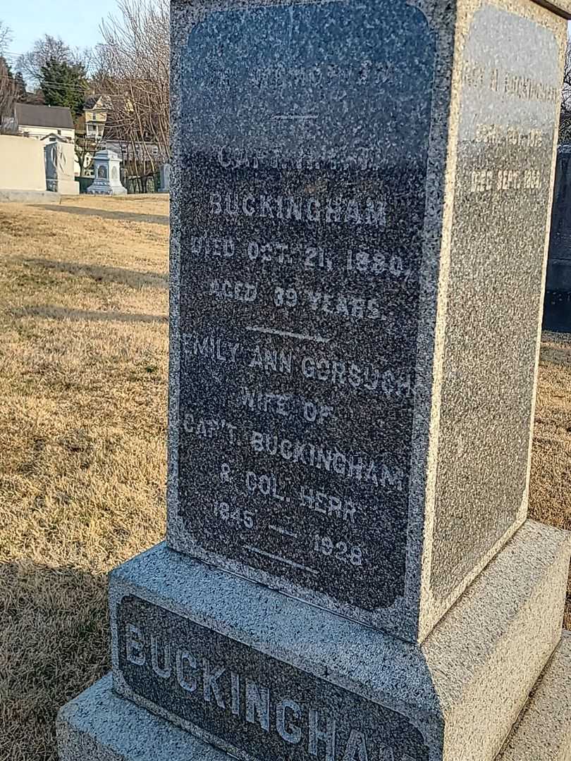 S. K. Herr's grave. Photo 1