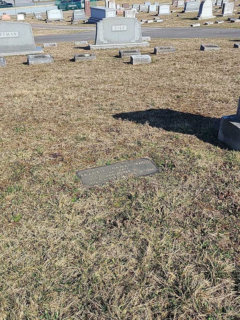 Francis Norman Magin's grave. Photo 2