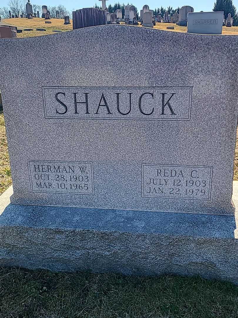 Herman W. Shauck's grave. Photo 3