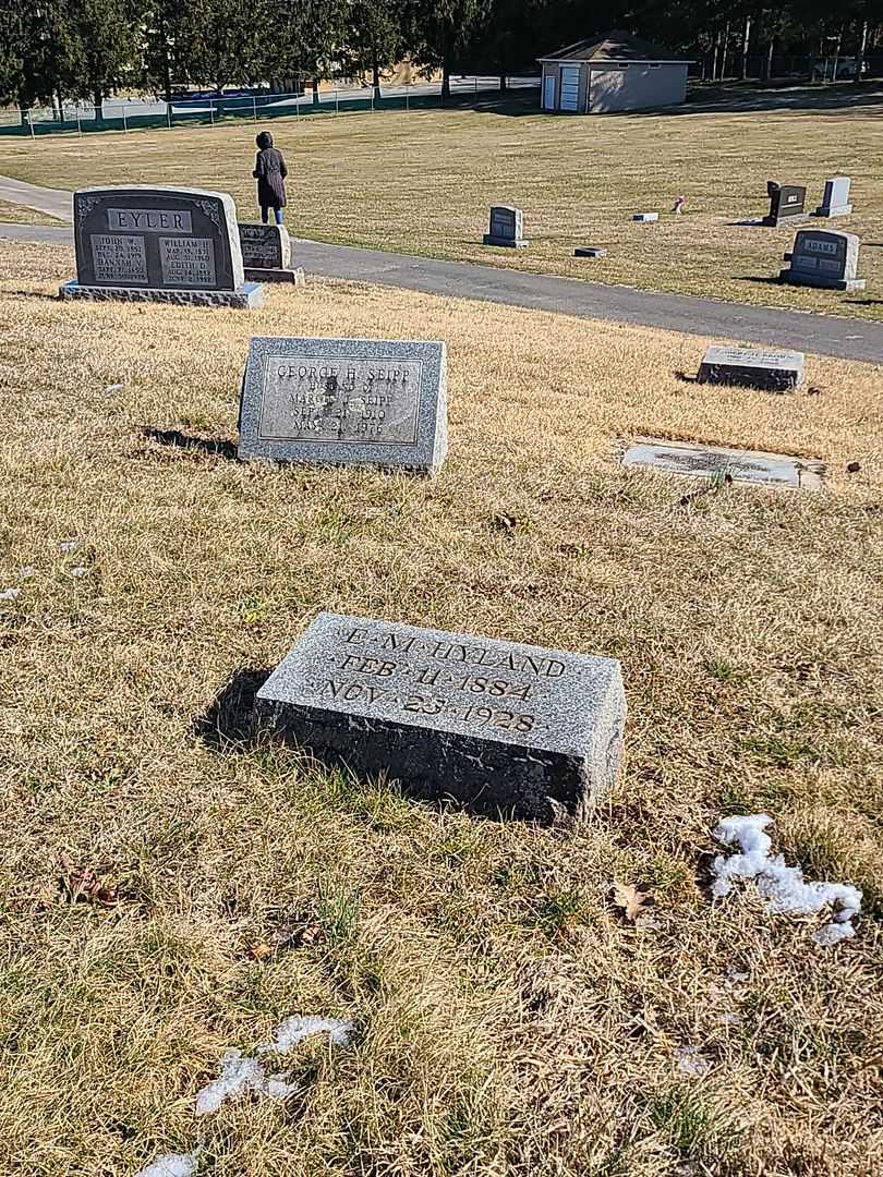 E. M. Hyland's grave. Photo 2