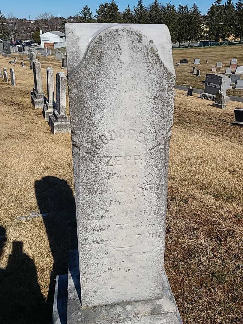 Theodore L. Zepp's grave. Photo 3