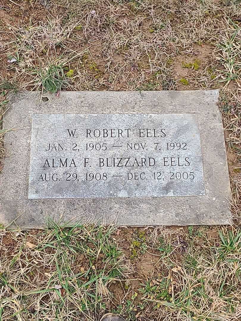 Alma F. Blizzard Eels's grave. Photo 3