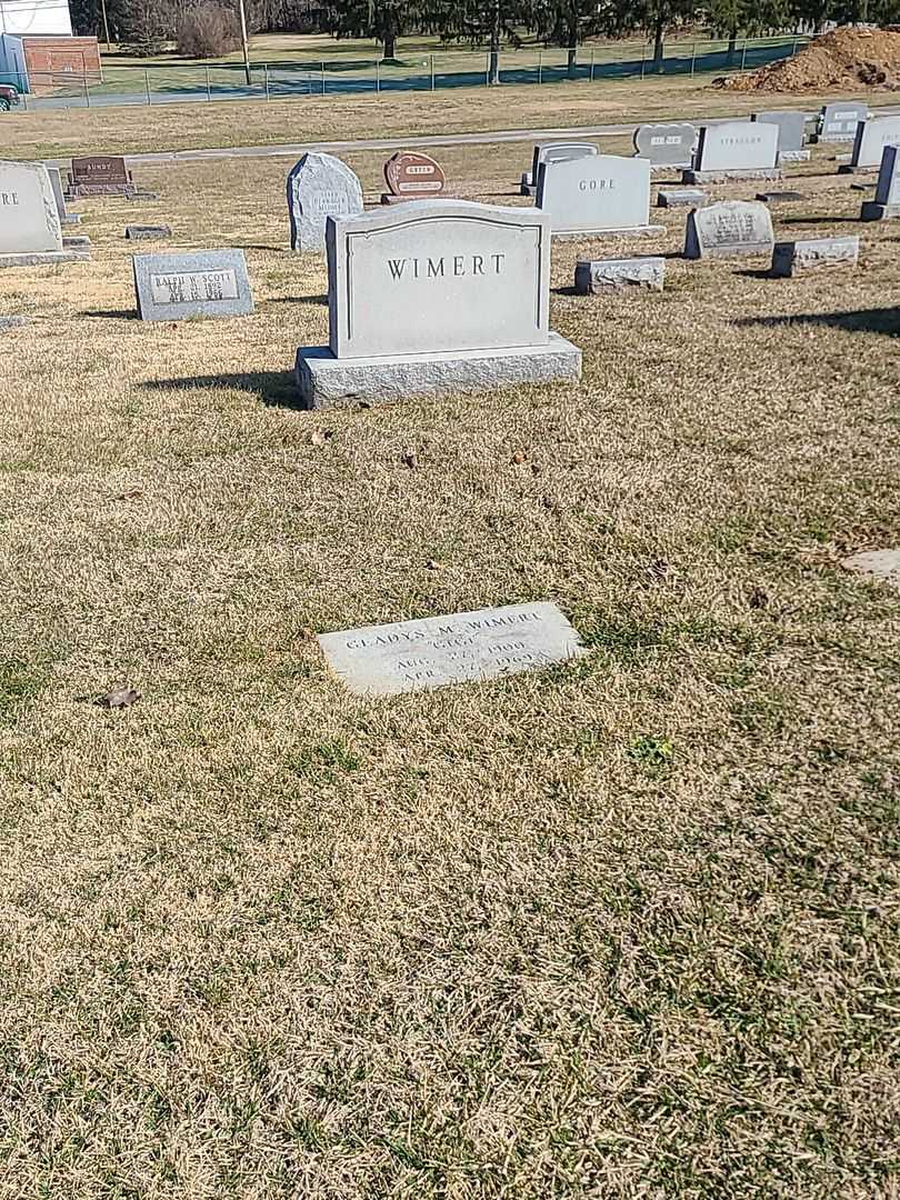 Gladys M. "Gi Gi" Wimert's grave. Photo 2