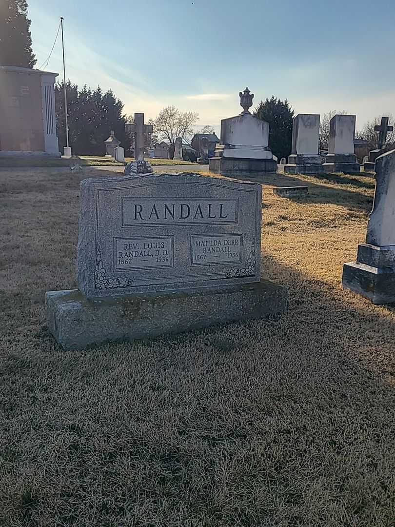 Reverend Louis Randall D. D.'s grave. Photo 2