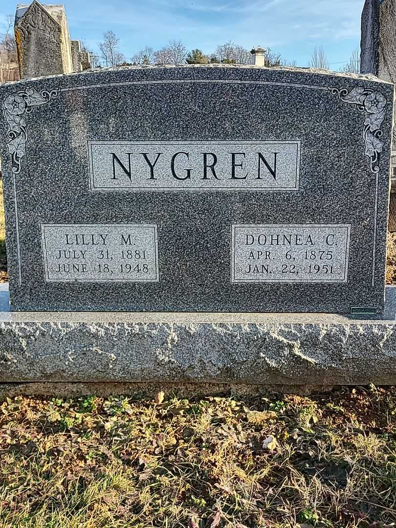 Lilly M. Nygren's grave. Photo 3