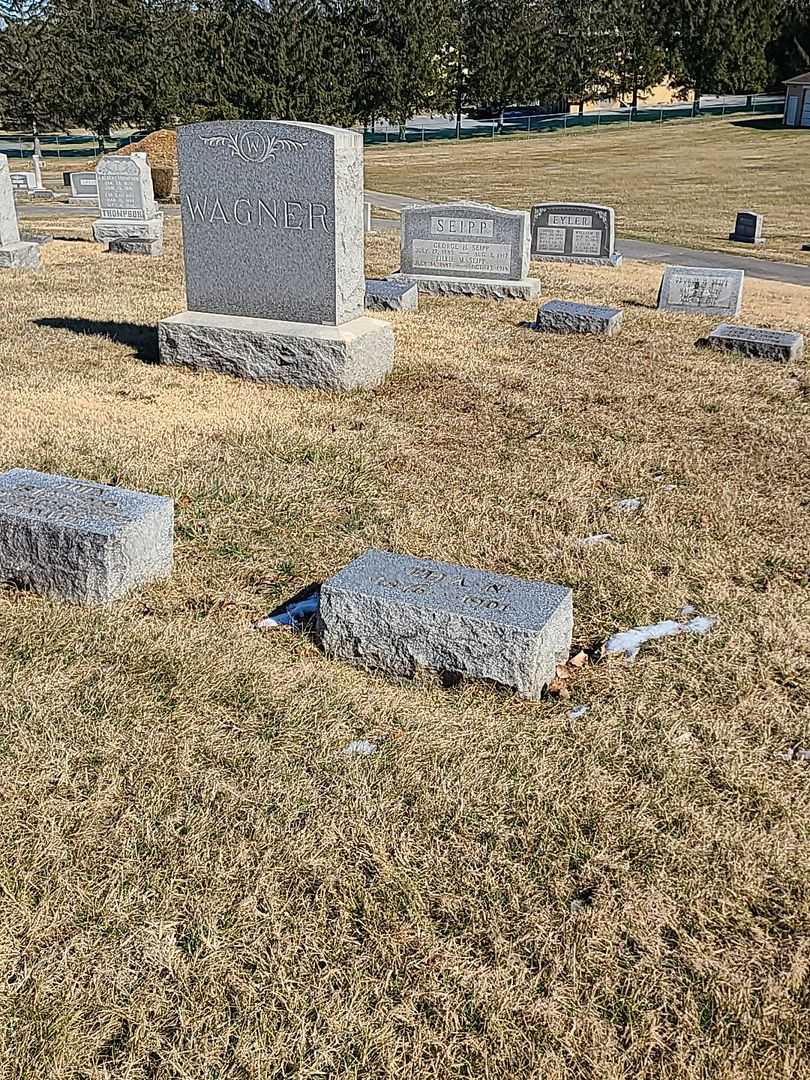 Ella N. Wagner's grave. Photo 2