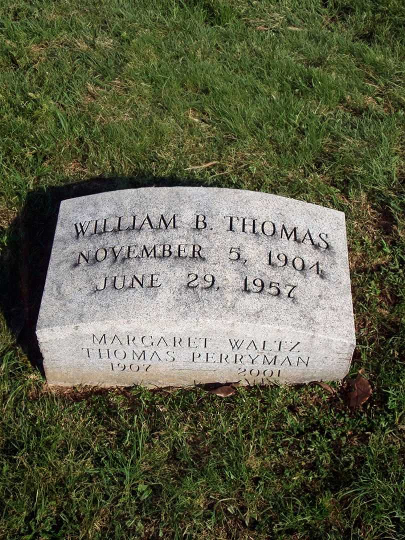 Margaret Waltz Thomas Perryman's grave. Photo 3