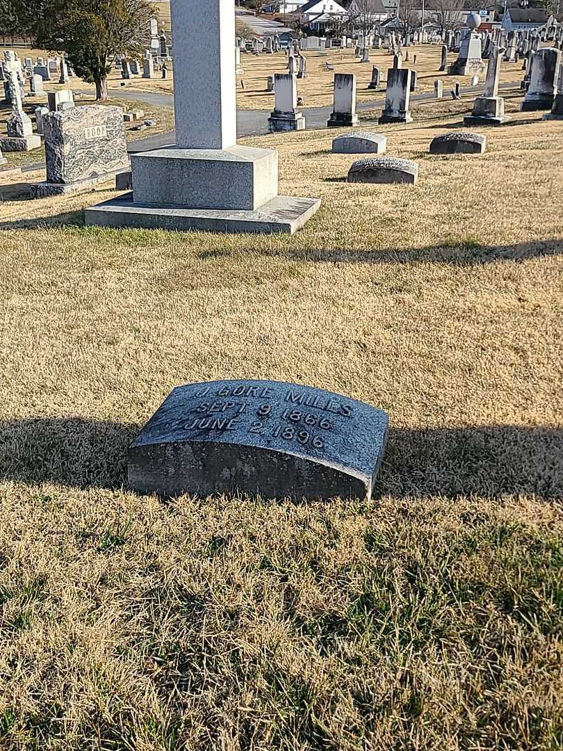 J. Gore Mills's grave. Photo 2