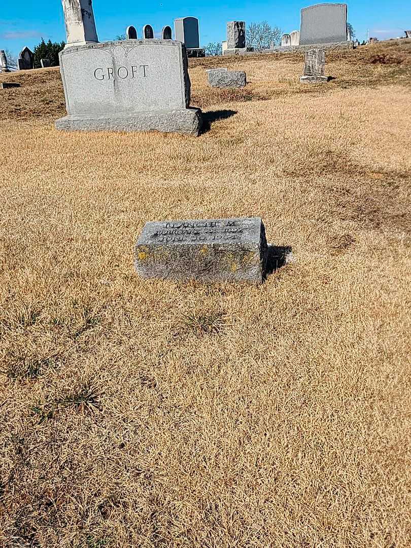 Blanche M. Groft's grave. Photo 2