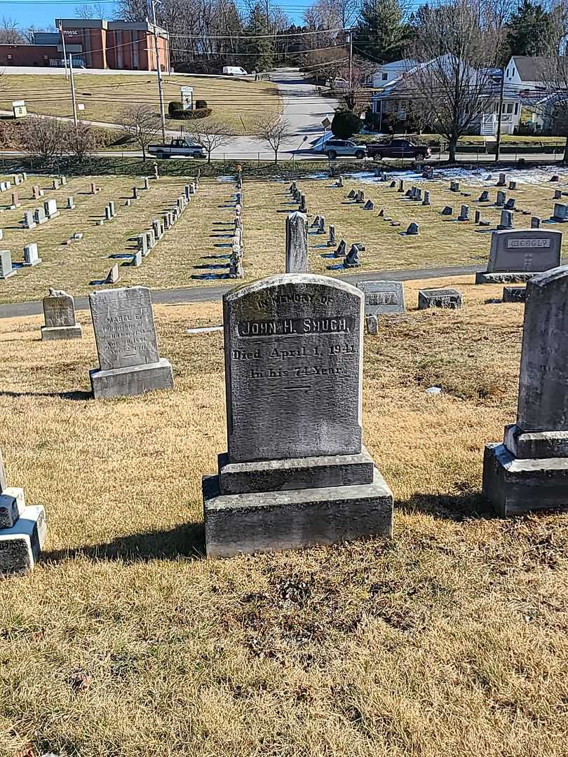 John H. Shugh's grave. Photo 2