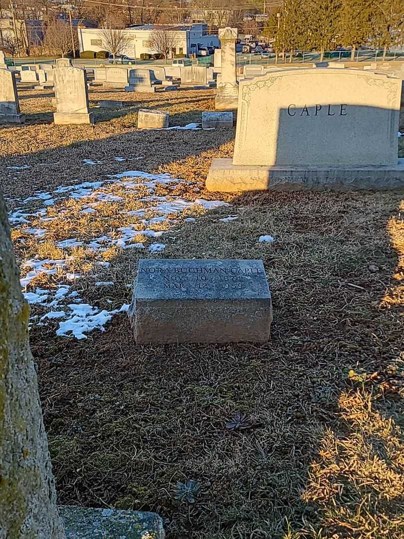 Nora Buchman Caple's grave. Photo 2