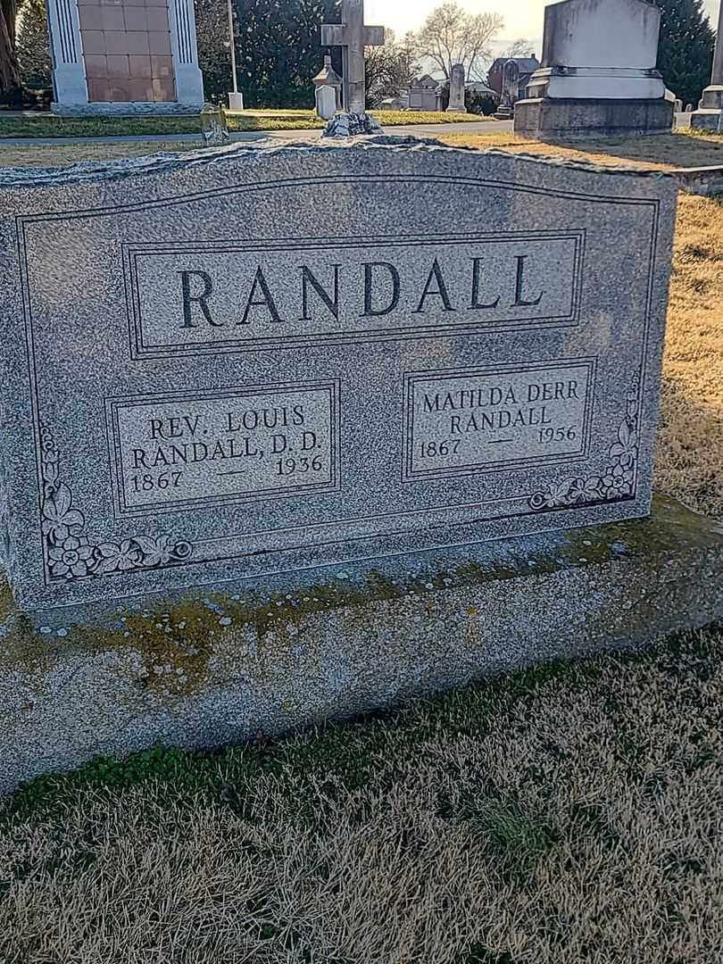 Reverend Louis Randall D. D.'s grave. Photo 3