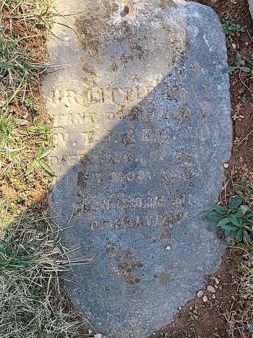 May Cross's grave. Photo 3