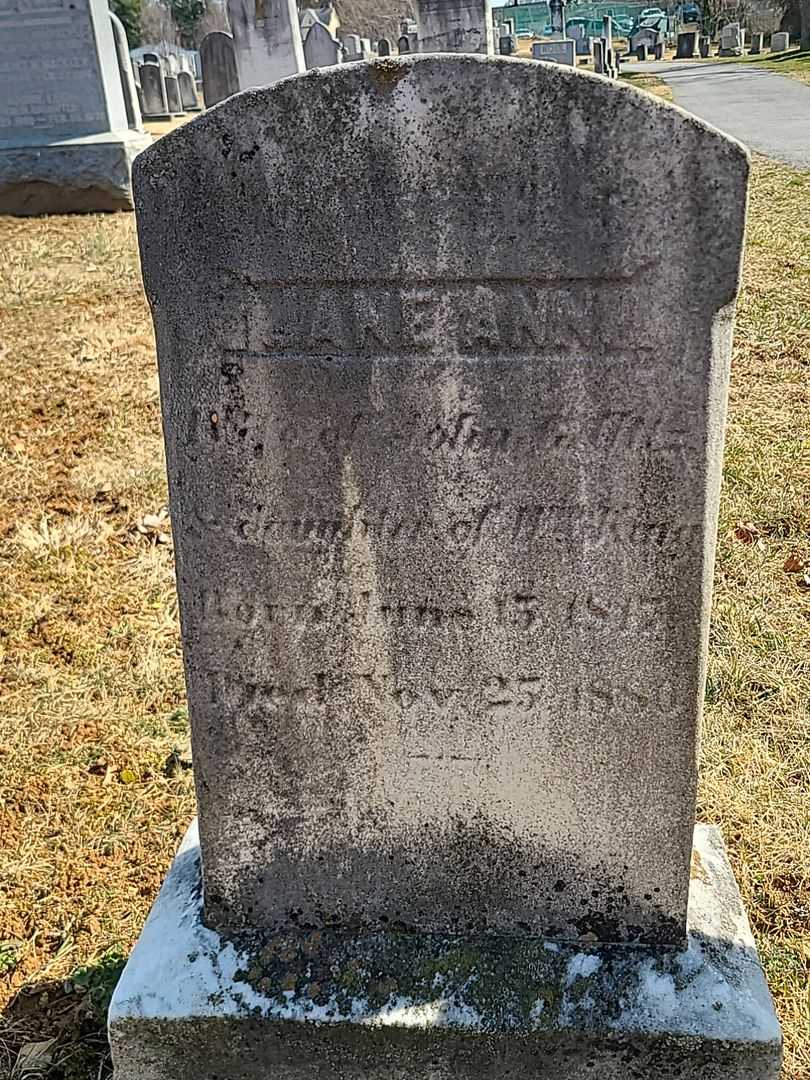 Jane Ann Utz's grave. Photo 3