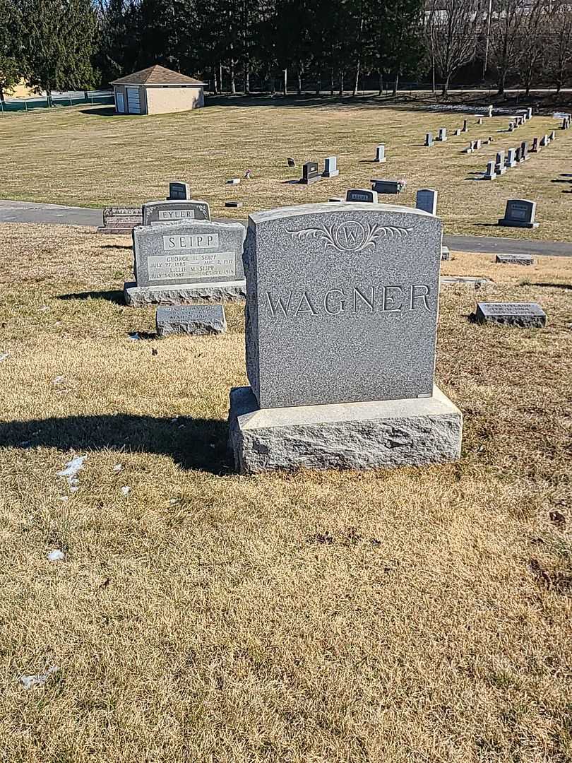 Ella N. Wagner's grave. Photo 1