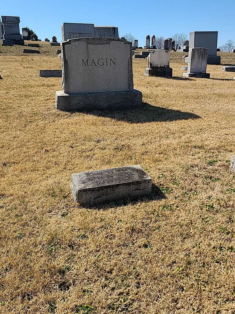 Charles Magin's grave. Photo 2