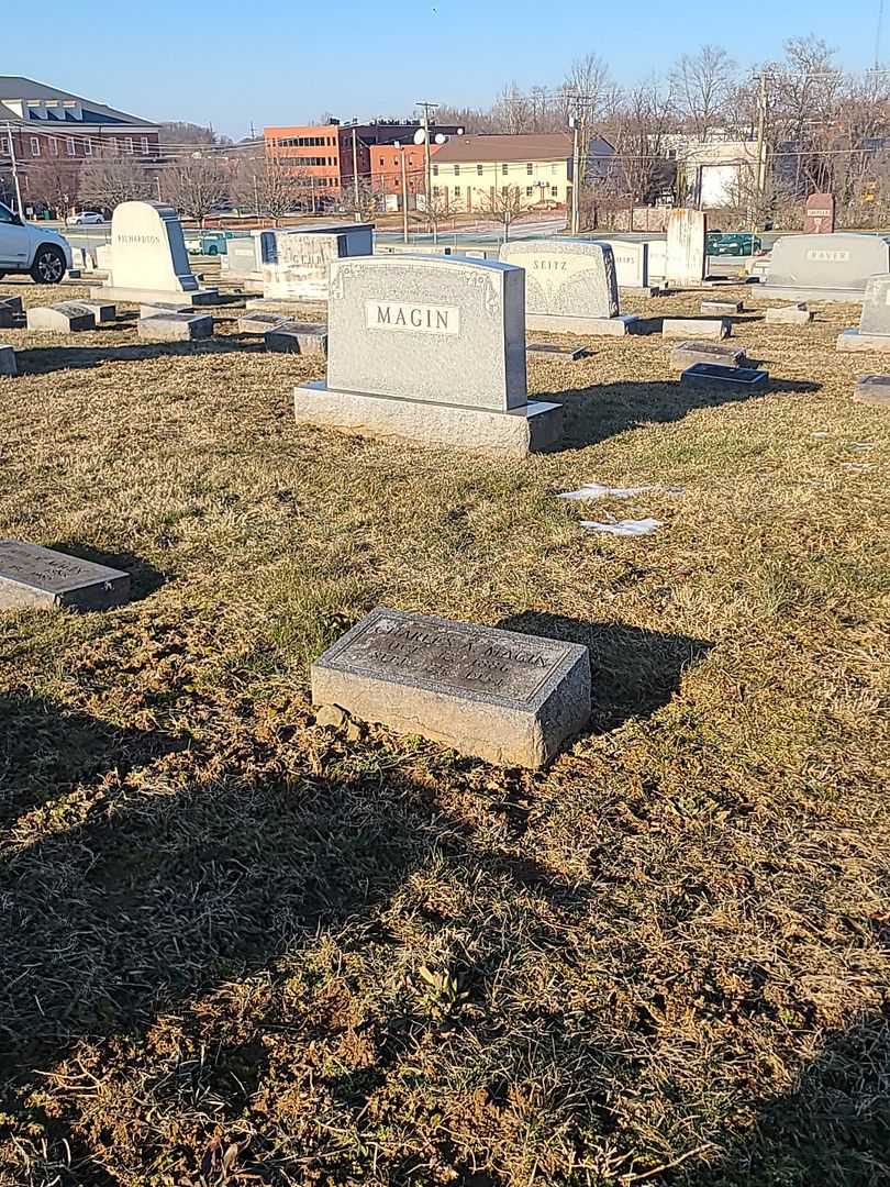 Charles A. Magin's grave. Photo 3