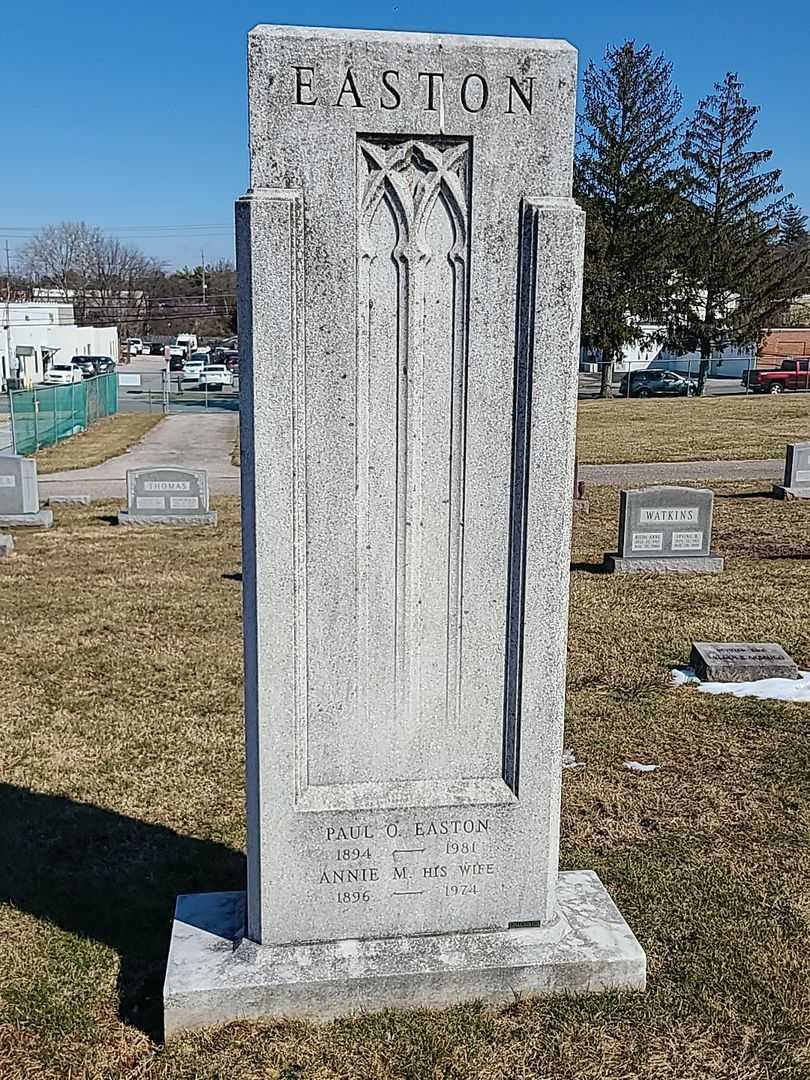 Annie M. Easton's grave. Photo 3