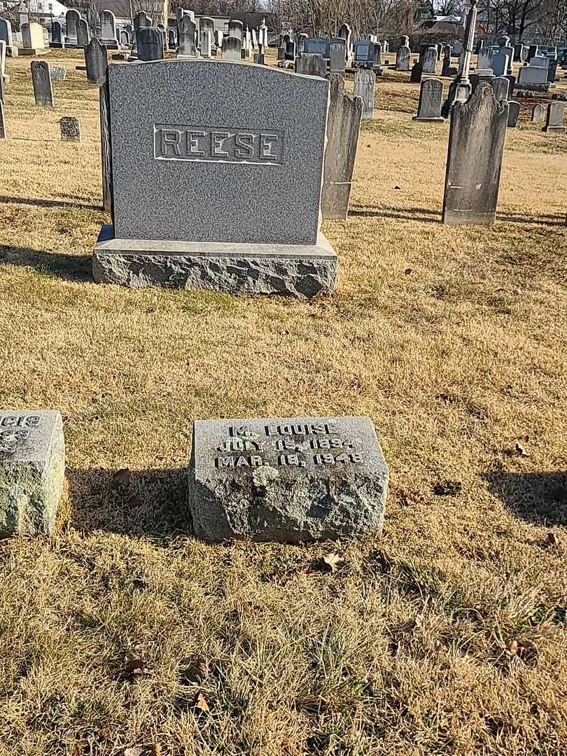M. Louise Reese's grave. Photo 2