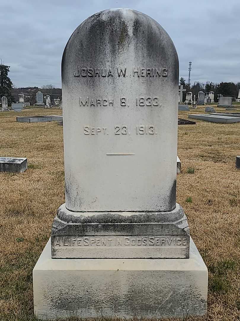 Doctor Joshua W. Hering's grave. Photo 1