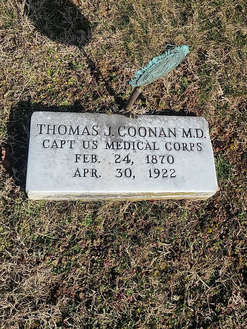 Thomas J. Coonan M. D.'s grave. Photo 3
